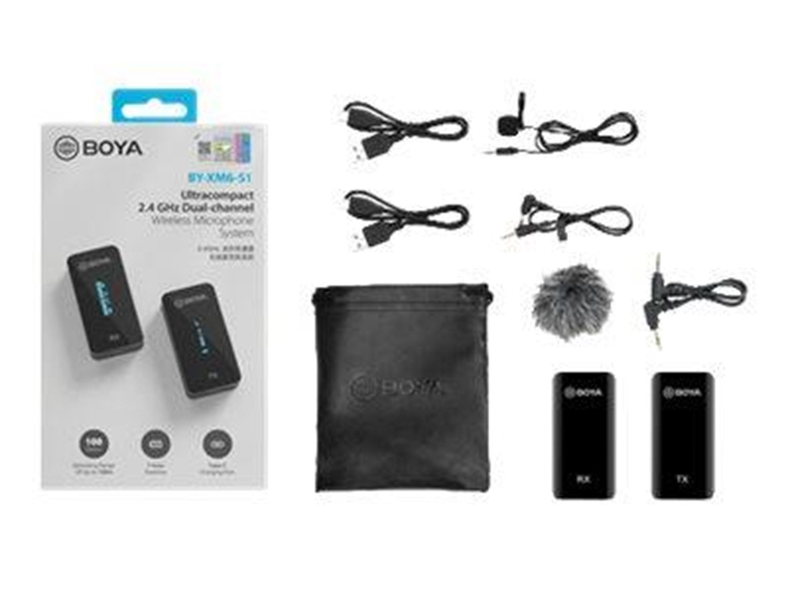 BOYA BY-XM6-S1 - wireless microphone system BOYA BY-XM6-S1 - wireless microphone system